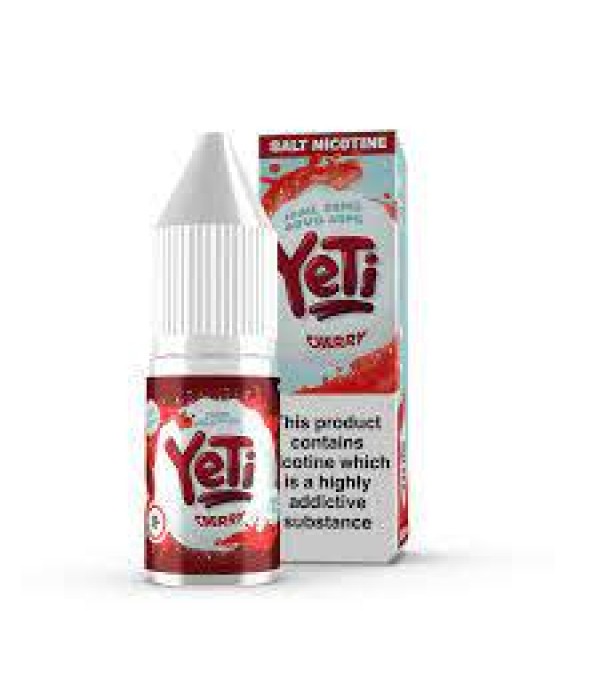 Cherry By Yeti Nic Salt 10ML E Liquid 20MG Vape 60VG Vape Multibuy