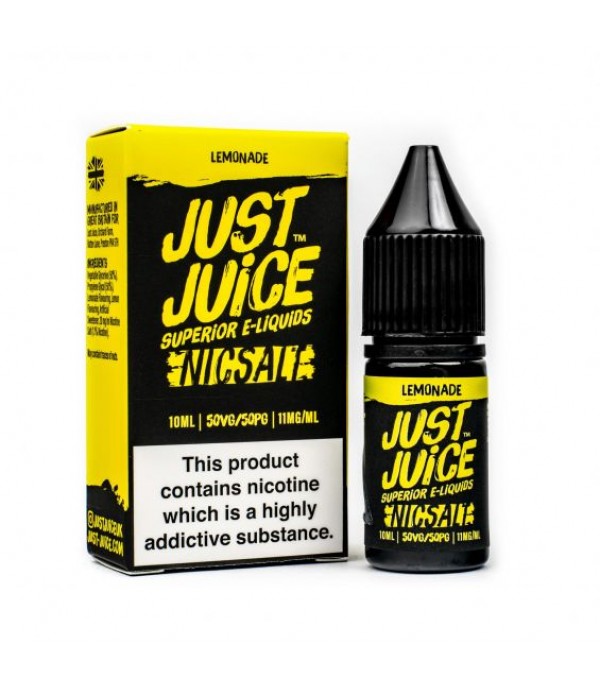 Lemonade By Just Juice Nic Salt 10ML E Liquid 50VG Vape 11MG/20MG Juice