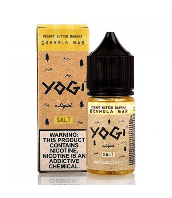 Peanut Butter Banana Granola Bar By Yogi Salt 10ML E Liquid 50VG Vape 10MG/20MG Juice