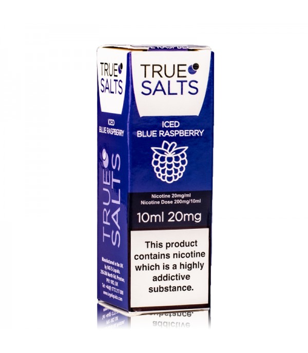 Iced Blue Raspberry By True Salts Nic Salt 10ML E Liquid 10MG/20MG Vape 50VG Juice