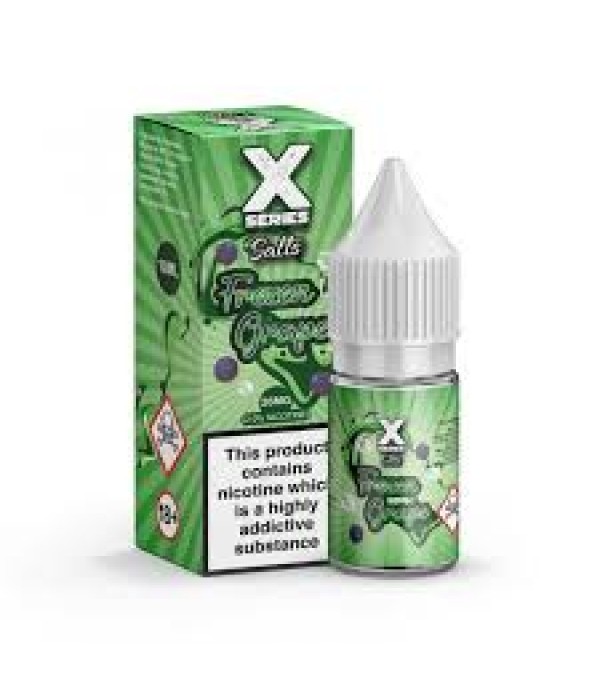 Frozen Grape by X Series 10ml TPD E-Liquid 10mg/20mg Juice Vape