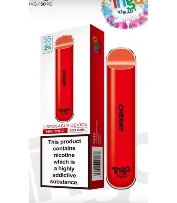 Cherry By Tngo Ice Blast | 600 Puffs | 20MG | 50VG/50PG