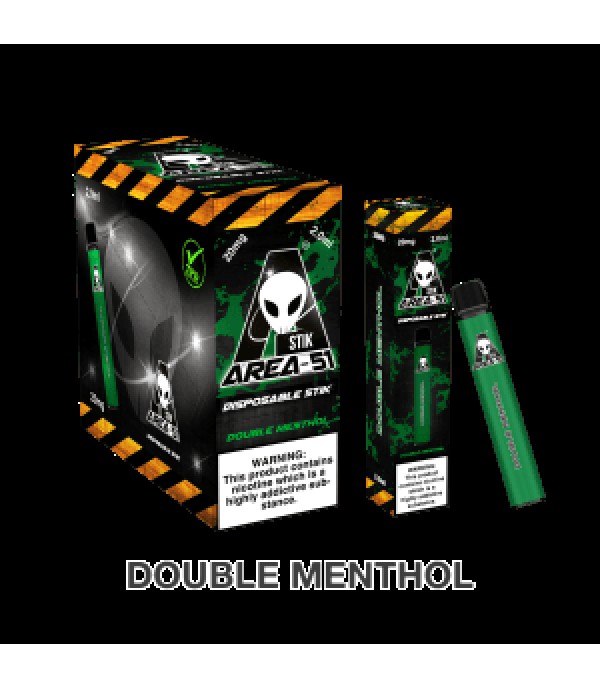 Double Menthol - Area 51 Disposable Pod | 600 Puffs | 20MG