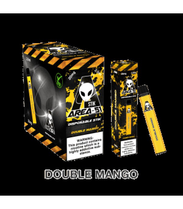 Double Mango - Area 51 Disposable Pod | 600 Puffs | 20MG