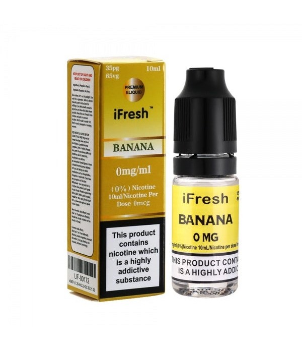 Banana - iFresh 10ML E-liquid Juice 65VG Vape Multibuy