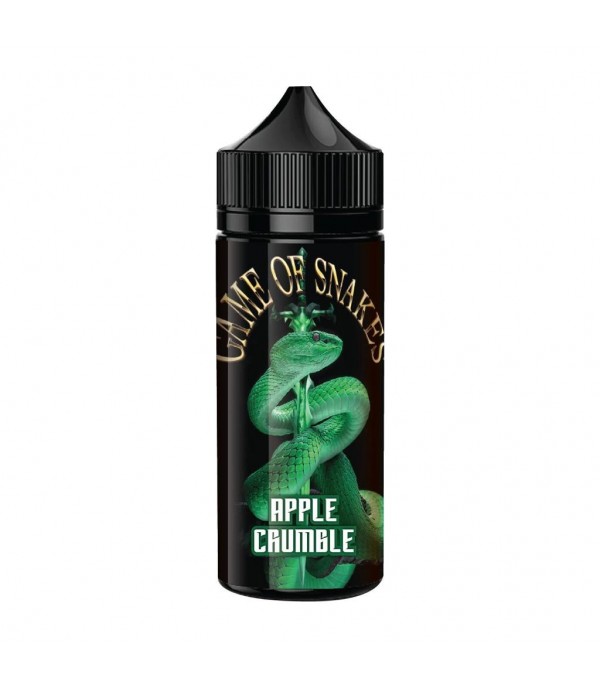 Apple Crumble By Game Of Snakes 100ML E Liquid 70VG Vape 0MG Juice