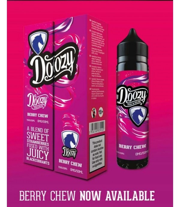 Berry Chew by Doozy Vape 0MG 50ML E-liquid. 70VG/30PG Vape Juice