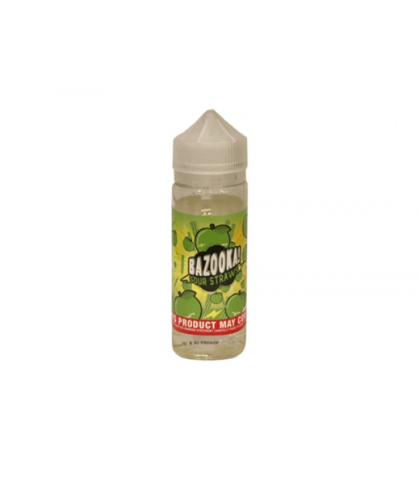 BAZOOKA – SOUR STRAWS E-LIQUID – GREEN APPLE 100ML