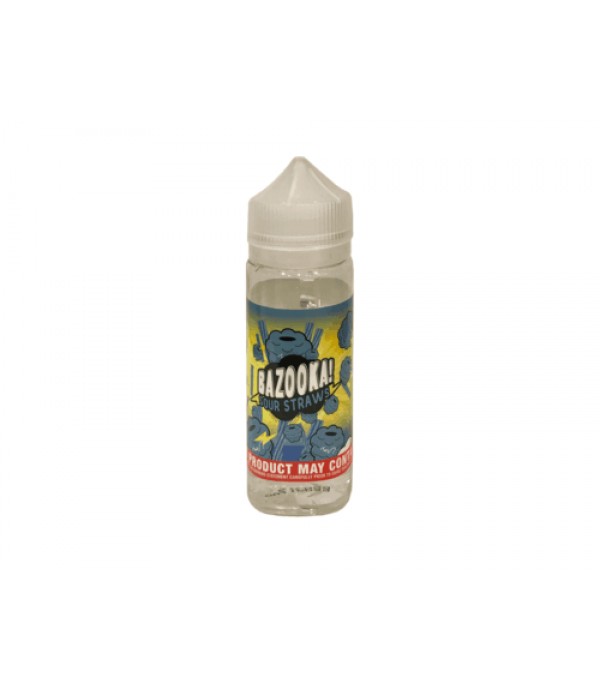 BAZOOKA – SOUR STRAWS E-LIQUID – BLUE RASPBERRY 100ML SHORTFILL