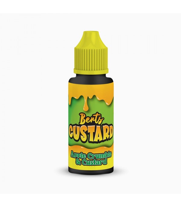 Apple Crumble & Custard By Berts Custard 100ML E Liquid 70VG Vape 0MG Juice