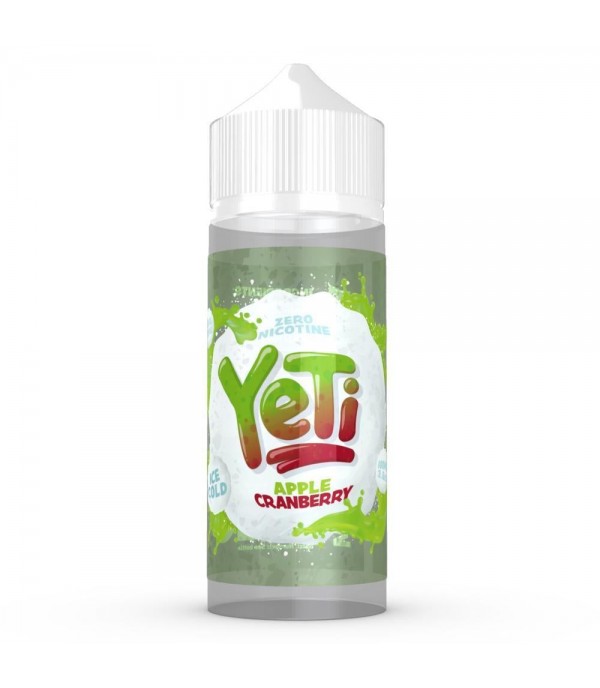 Apple Cranberry drink by Yeti 100ml E Liquid Juice 70VG Vape Shortfill